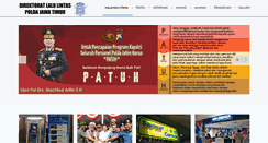 Desktop Screenshot of ditlantas-poldajatim.org